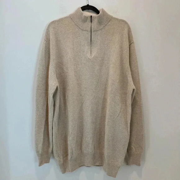 Valentino Jeans Other - Valentino Jeans Mock Men's Turtleneck 1/4 Zip Sweater size XL